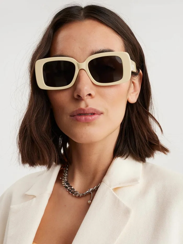 Sunglasses WomenMen Holzweiler Georg Frame Lt Yellow