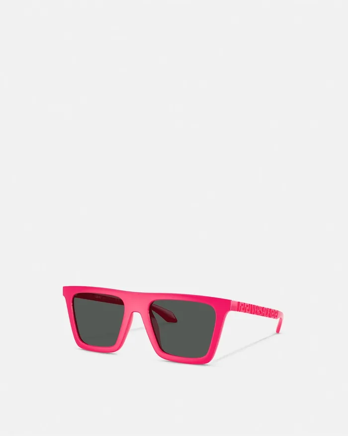 Sunglasses WomenMen Versace Greca Sunglasses Fuchsia