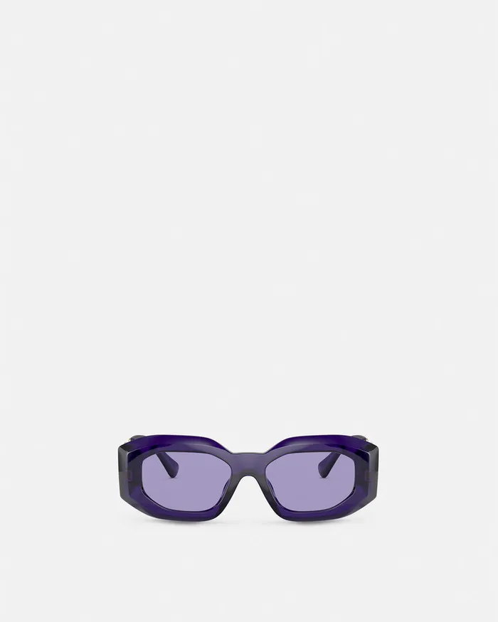 Sunglasses WomenMen Versace Maxi Medusa Biggie Sunglasses Purple