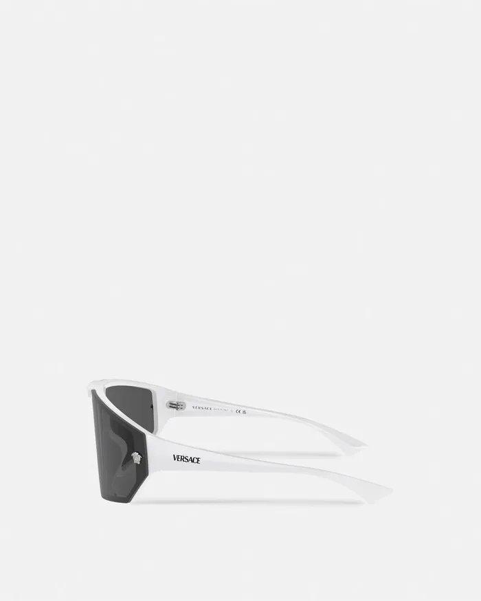 Sunglasses WomenMen Versace Maxi Medusa Horizon Sunglasses Havana