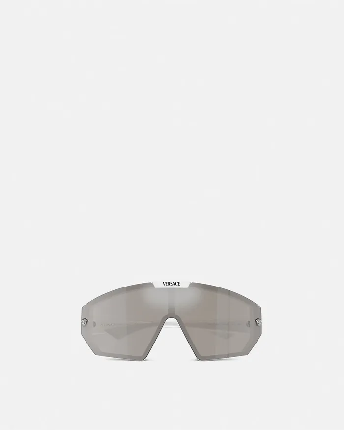 Sunglasses WomenMen Versace Maxi Medusa Horizon Sunglasses Havana
