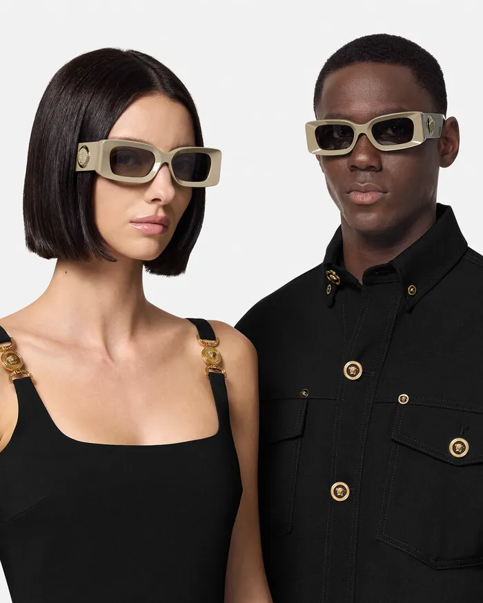 Sunglasses WomenMen Versace Medusa Medallion Sunglasses Green