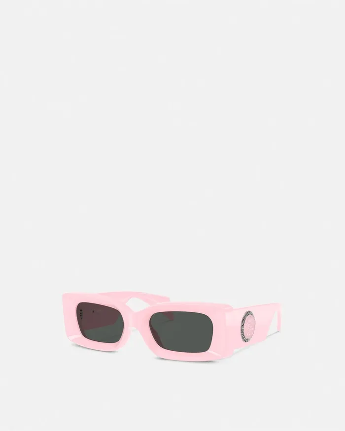 Sunglasses WomenMen Versace Medusa Medallion Sunglasses Pink