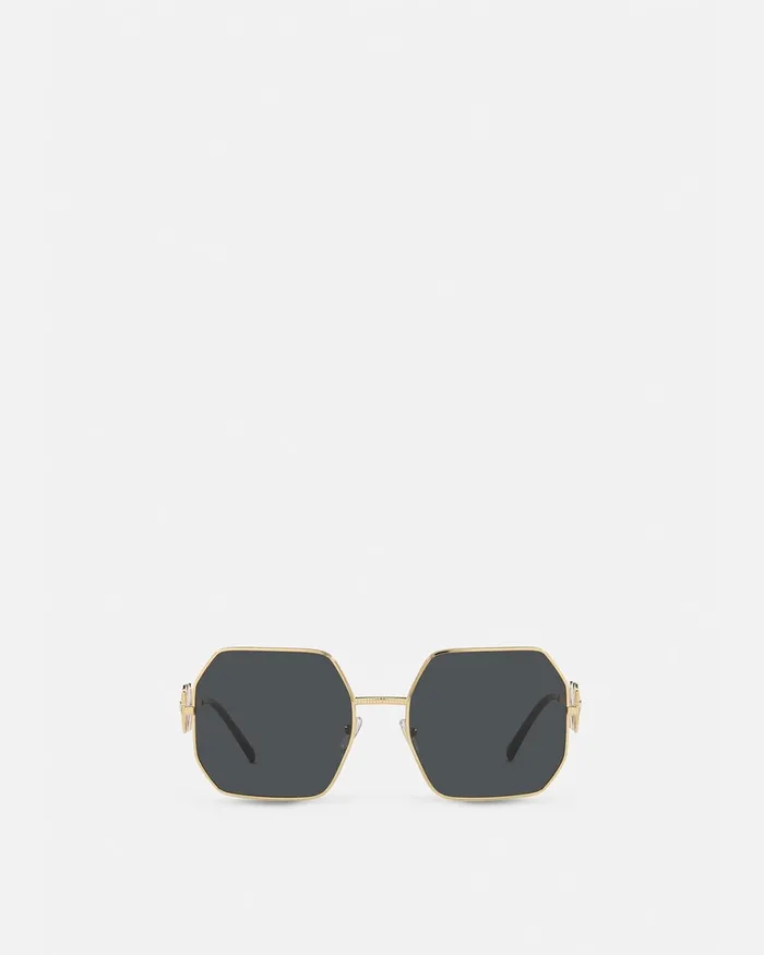 Sunglasses Women Versace Medusa Biggie Sunglasses Blackgold