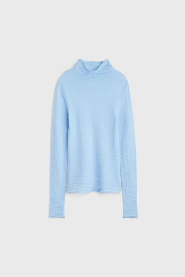Swania Knitted Sweater Fog Blue Women Rodebjer Knitwear