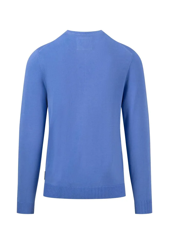 Sweater Men FYNCHHATTON Soft Cottonknit Sweater With A Round Neckline Offwhitecrystal Blueorient Rednavy Sweater Men FYNCHHATTON Soft Cottonknit Sweater With A Round Neckline Offwhitecrystal Blueorient Rednavy