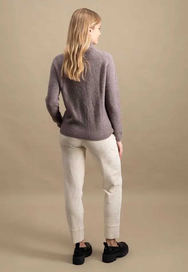 Sweater Women FYNCHHATTON Knitting Sweater Made Of Wool Mix With Turtlenecks Gray Taupeaqua Seawinter Beigeelegant Pink