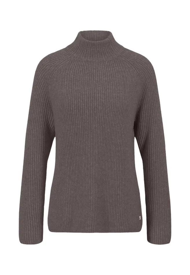 Sweater Women FYNCHHATTON Knitting Sweater Made Of Wool Mix With Turtlenecks Gray Taupeaqua Seawinter Beigeelegant Pink