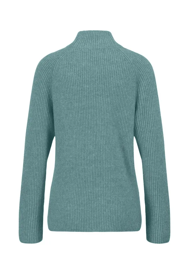 Sweater Women FYNCHHATTON Knitting Sweater Made Of Wool Mix With Turtlenecks Gray Taupeaqua Seawinter Beigeelegant Pink
