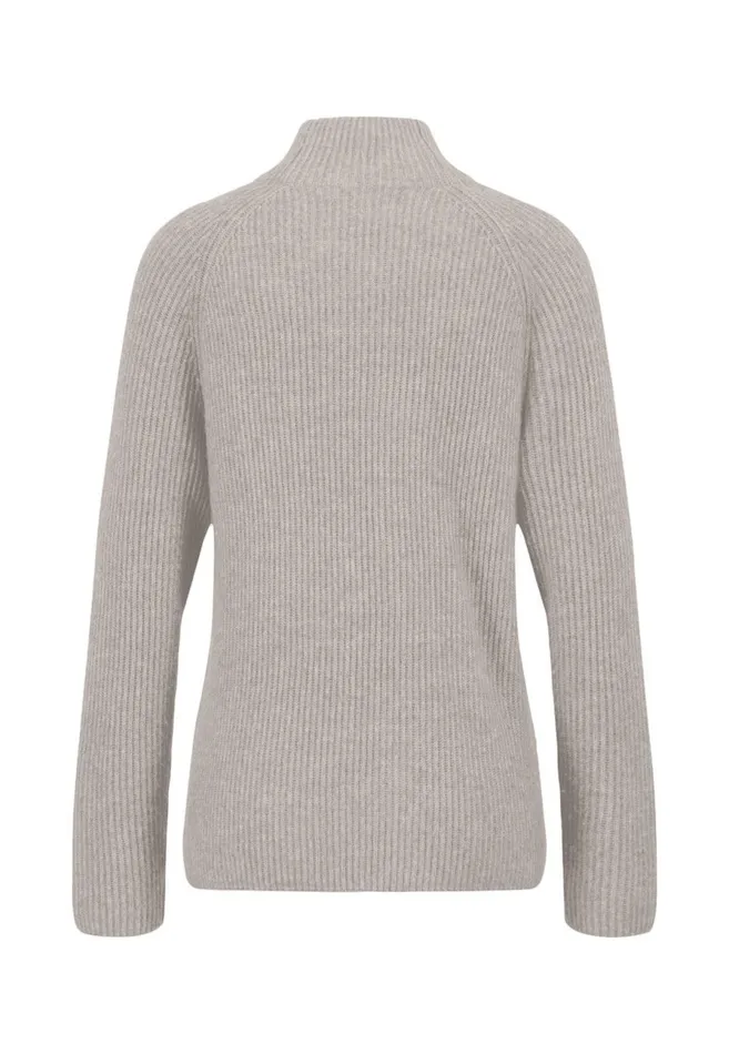 Sweater Women FYNCHHATTON Knitting Sweater Made Of Wool Mix With Turtlenecks Gray Taupeaqua Seawinter Beigeelegant Pink