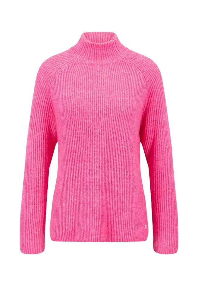 Sweater Women FYNCHHATTON Knitting Sweater Made Of Wool Mix With Turtlenecks Gray Taupeaqua Seawinter Beigeelegant Pink