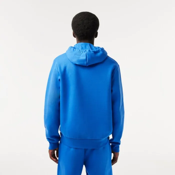 Sweaters and Sweatshirts Men Lacoste Men039s Classic Fit Cotton Blend Hoodie Blue Siy