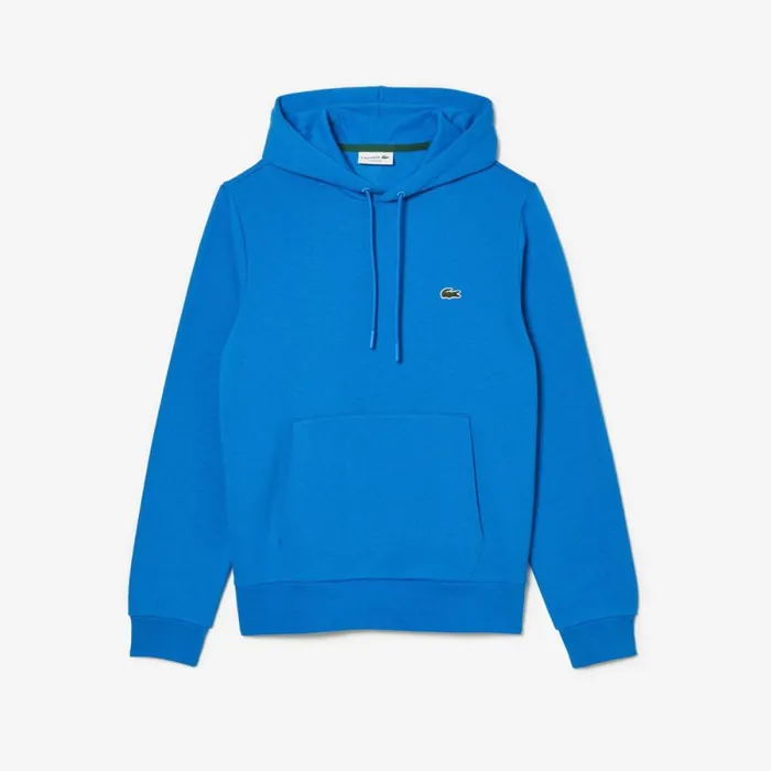 Sweaters and Sweatshirts Men Lacoste Men039s Classic Fit Cotton Blend Hoodie Blue Siy