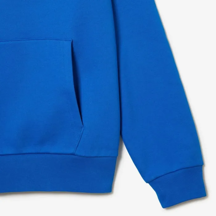 Sweaters and Sweatshirts Men Lacoste Men039s Classic Fit Cotton Blend Hoodie Blue Siy