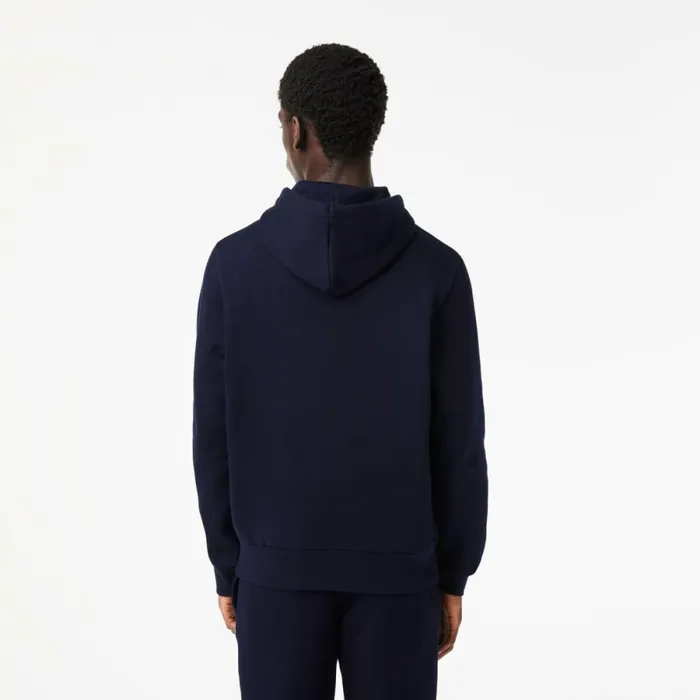 Sweaters and Sweatshirts Men Lacoste Men039s Classic Fit Cotton Blend Hoodie Navy Blue 166