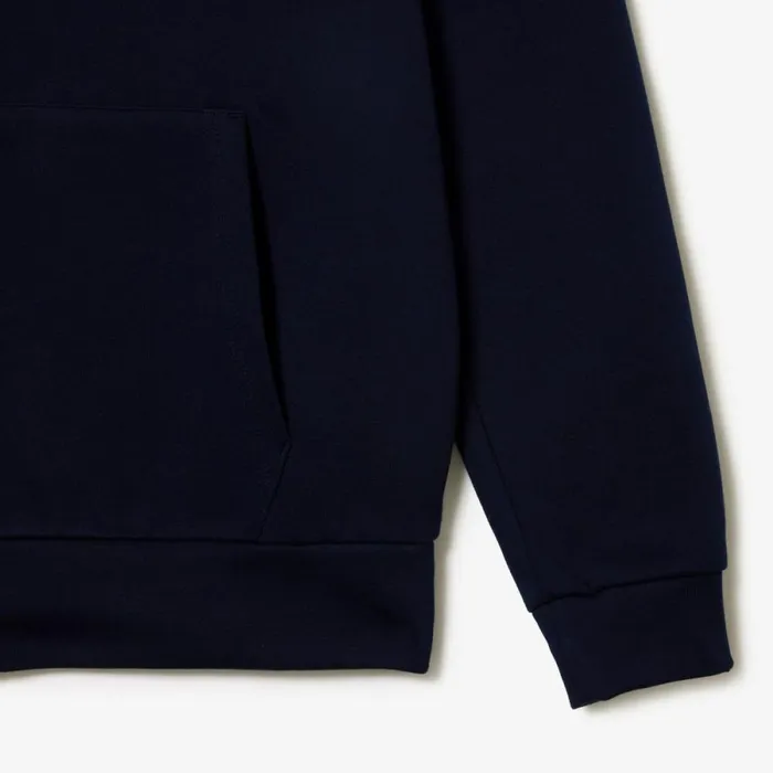 Sweaters and Sweatshirts Men Lacoste Men039s Classic Fit Cotton Blend Hoodie Navy Blue 166