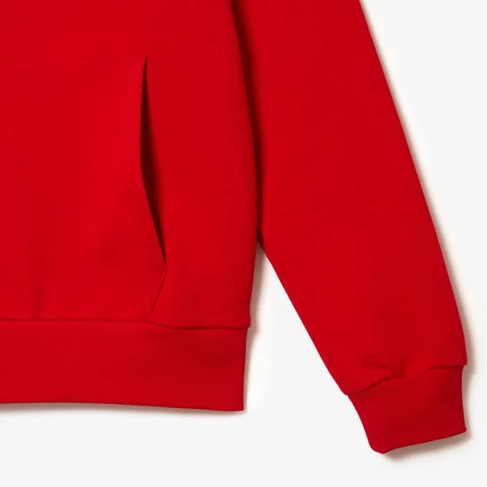 Sweaters and Sweatshirts Men Lacoste Men039s Classic Fit Cotton Blend Hoodie Red 240