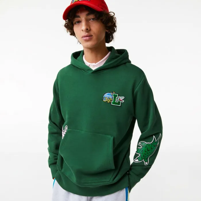 Sweaters and Sweatshirts Men Lacoste Men039s Comic Effect Print Hoodie Pine Green 132 Sweaters and Sweatshirts Men Lacoste Men039s Comic Effect Print Hoodie Pine Green 132