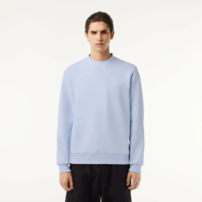 Sweaters and Sweatshirts Men Lacoste Men039s Logo Collar Double Face Sweatshirt Phoenix Blue J2g Sweaters and Sweatshirts Men Lacoste Men039s Logo Collar Double Face Sweatshirt Phoenix Blue J2g