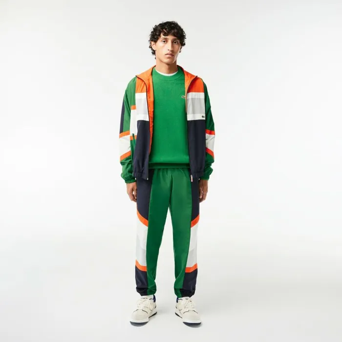 Sweaters and Sweatshirts Men Lacoste Men039s Relaxed Fit Crew Neck Wool Sweater Green Siw