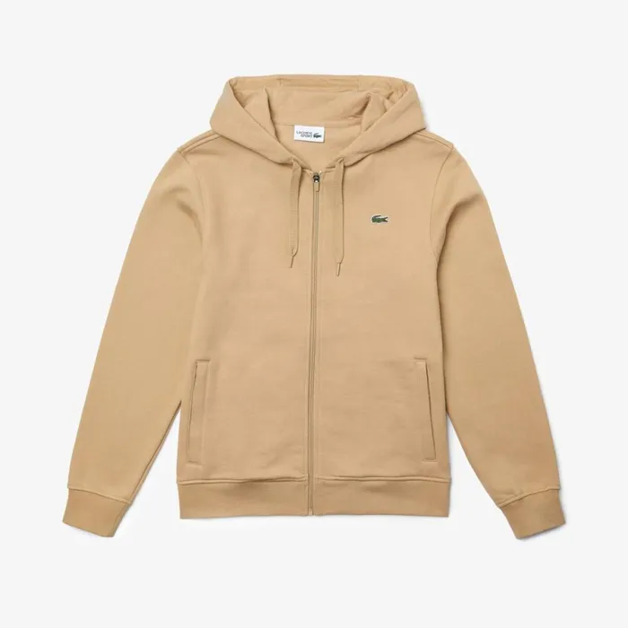 Sweaters and Sweatshirts Men Lacoste Men039s SPORT Lightweight Hoodie Beige Gp2