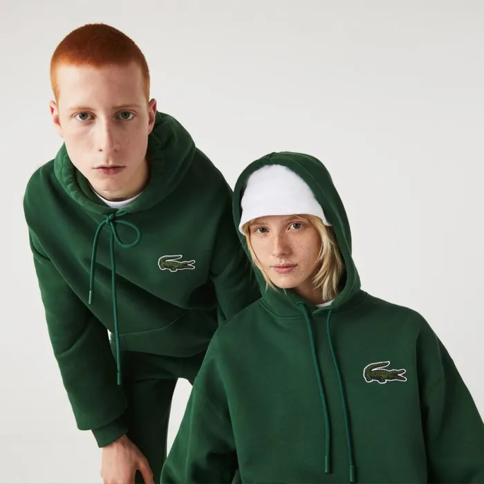 Sweaters and Sweatshirts MenWomen Lacoste Unisex Loose Fit Hoodie Pine Green 132 Sweaters and Sweatshirts MenWomen Lacoste Unisex Loose Fit Hoodie Pine Green 132