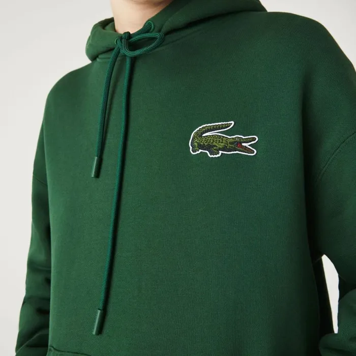 Sweaters and Sweatshirts MenWomen Lacoste Unisex Loose Fit Hoodie Pine Green 132