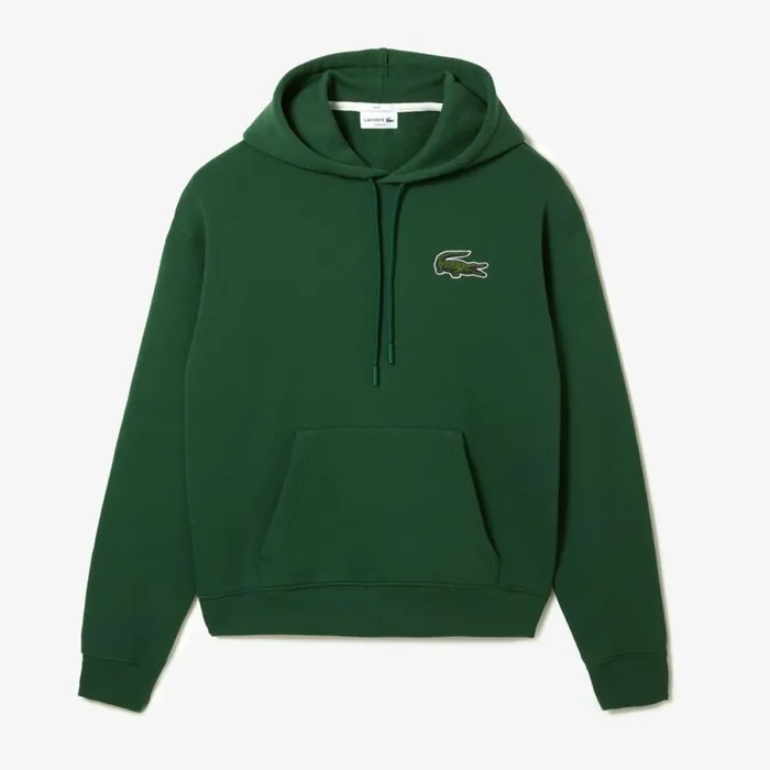Sweaters and Sweatshirts MenWomen Lacoste Unisex Loose Fit Hoodie Pine Green 132