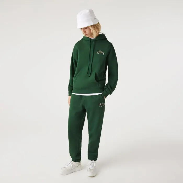 Sweaters and Sweatshirts MenWomen Lacoste Unisex Loose Fit Hoodie Pine Green 132