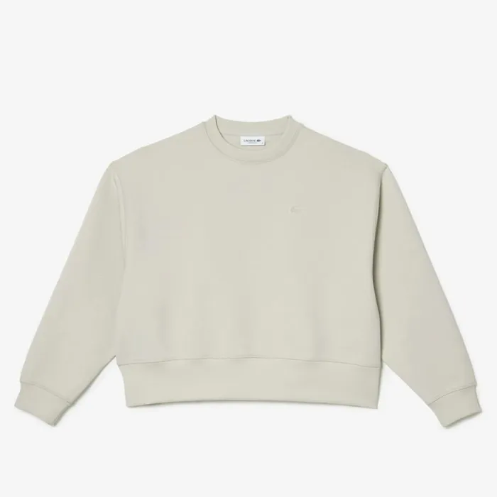 Sweaters and Sweatshirts Women Lacoste Womens Crew Neck Sweatshirt Grey Buq