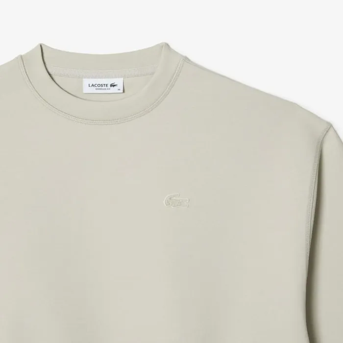 Sweaters and Sweatshirts Women Lacoste Womens Crew Neck Sweatshirt Grey Buq