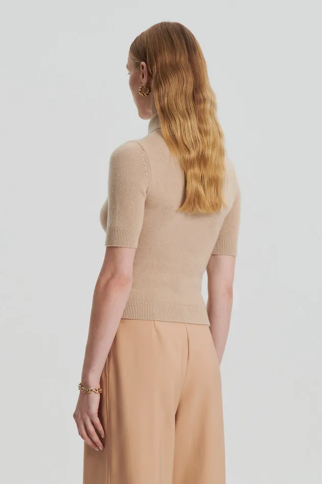 Sweaters CASHMERE SLIM FIT SHIRT OAT 8211 Scanlan Theodore Women Sweaters CASHMERE SLIM FIT SHIRT OAT 8211 Scanlan Theodore Women