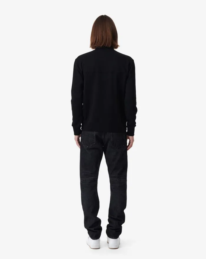 Sweaters Men IRO DEVONN SWEATSHIRT WITH ZIPUP NECKLINE