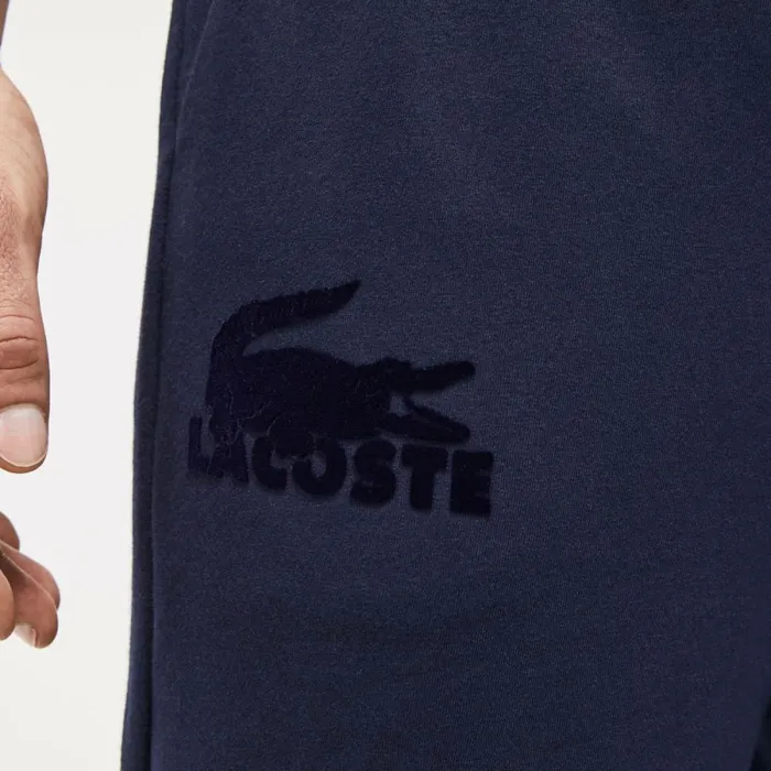 Sweatpants and Trousers Men Lacoste Men039s Cotton Fleece Lounge Joggers Navy Blue 423