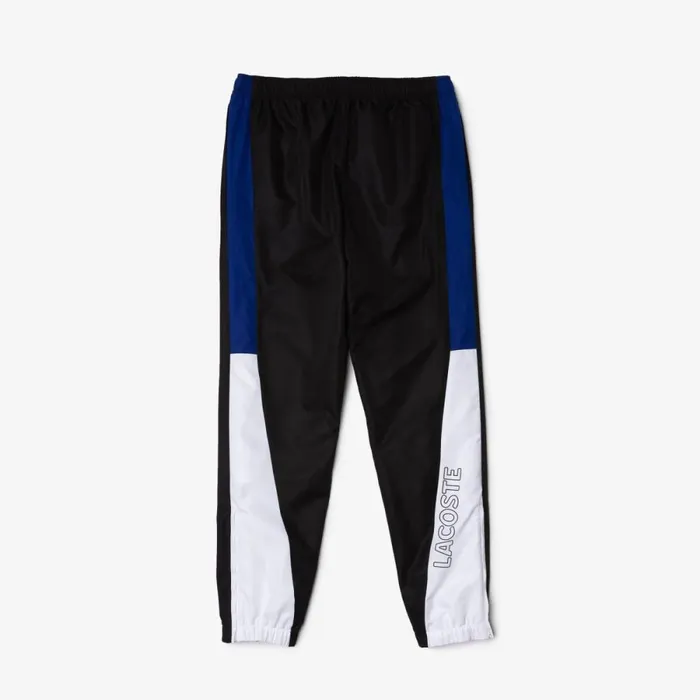 Sweatpants and Trousers Men Lacoste Men039s SPORT Colorblock Bands Joggers Black Blue White Black Aru