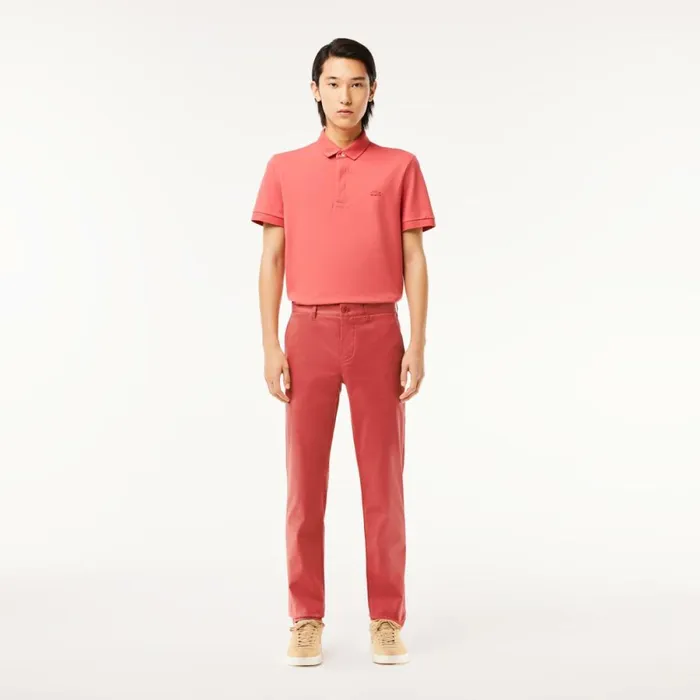 Sweatpants and Trousers Men Lacoste Men039s Stretch Cotton Slim Fit Pants Pink Zv9 Sweatpants and Trousers Men Lacoste Men039s Stretch Cotton Slim Fit Pants Pink Zv9
