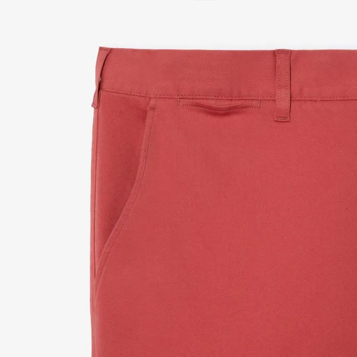 Sweatpants and Trousers Men Lacoste Men039s Stretch Cotton Slim Fit Pants Pink Zv9