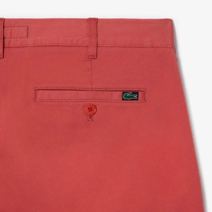 Sweatpants and Trousers Men Lacoste Men039s Stretch Cotton Slim Fit Pants Pink Zv9