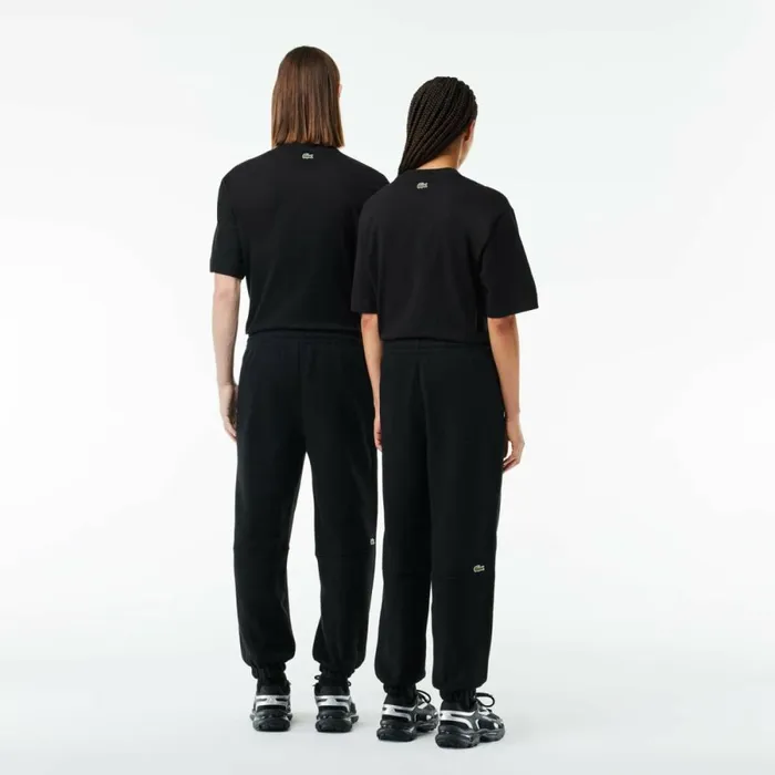 Sweatpants and Trousers Men Lacoste Unisex Organic Cotton Fleece Sweatpants Black 031