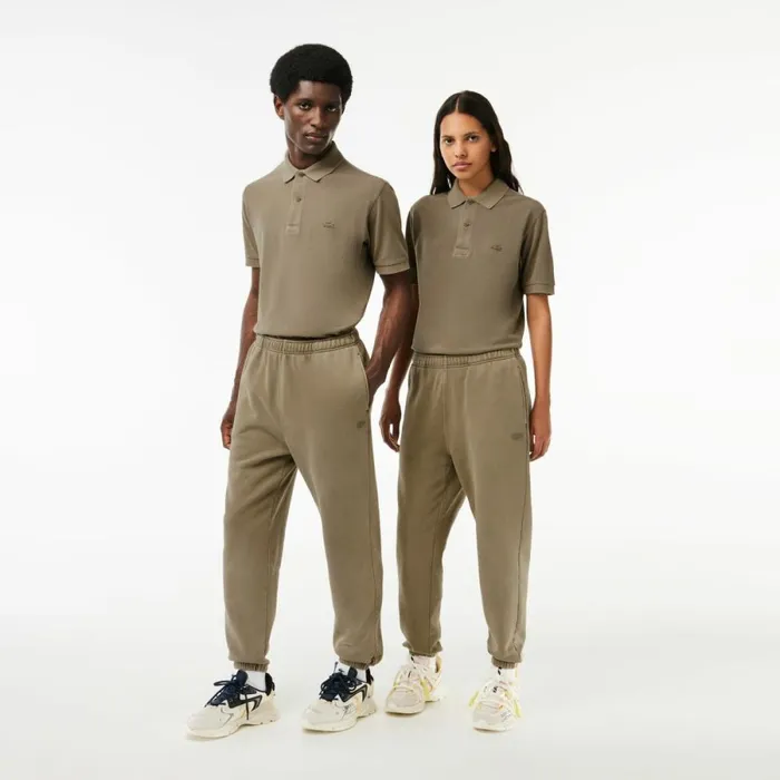 Sweatpants and Trousers MenWomen Lacoste Unisex Cotton Fleece Joggers Khaki Green S3i Sweatpants and Trousers MenWomen Lacoste Unisex Cotton Fleece Joggers Khaki Green S3i