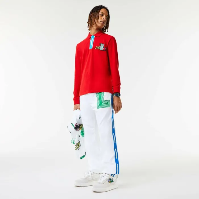 Sweatpants and Trousers MenWomen Lacoste Unisex WaterRepellent Joggers White Sbh