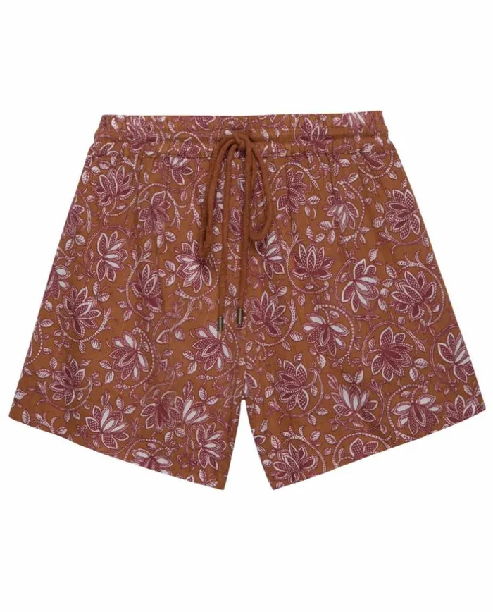 Swim The Great The Delta Short Golden Sand Oasis Floral