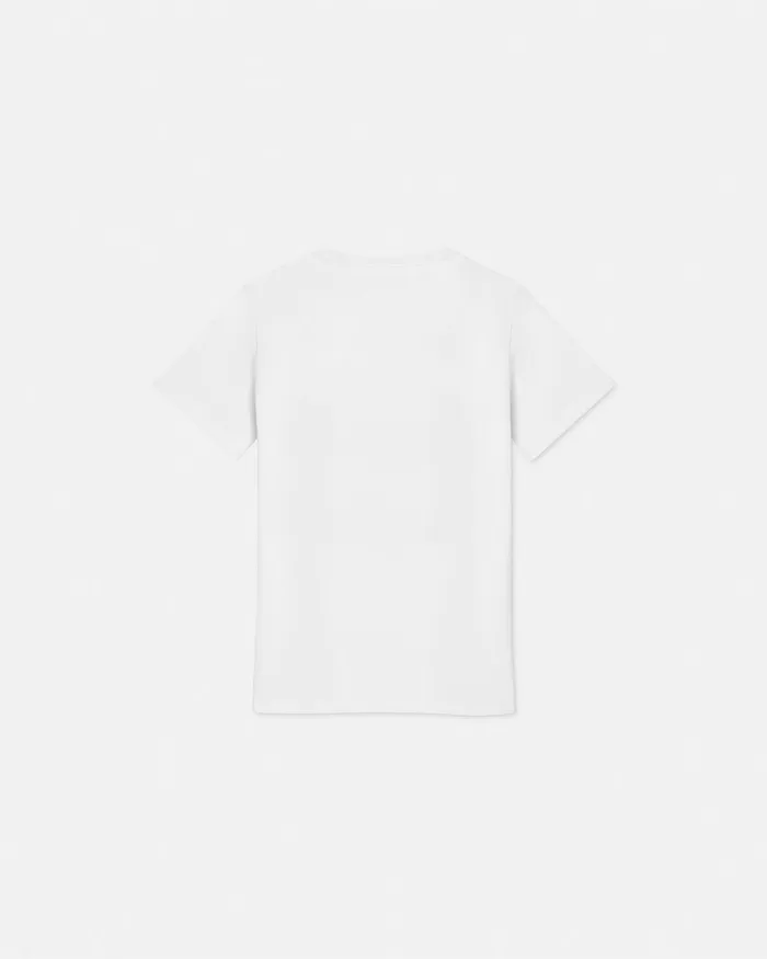 Tshirts and Polos Kids Versace Logo TShirt Whiteprint