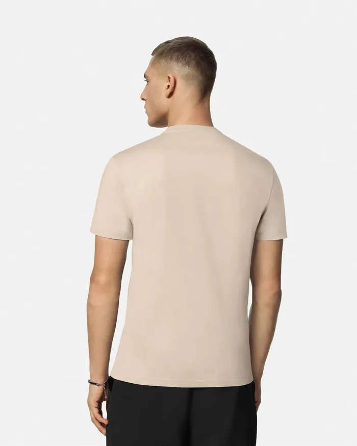 TShirts and Polos Men Versace Crystal Starfish Blason TShirt Beige
