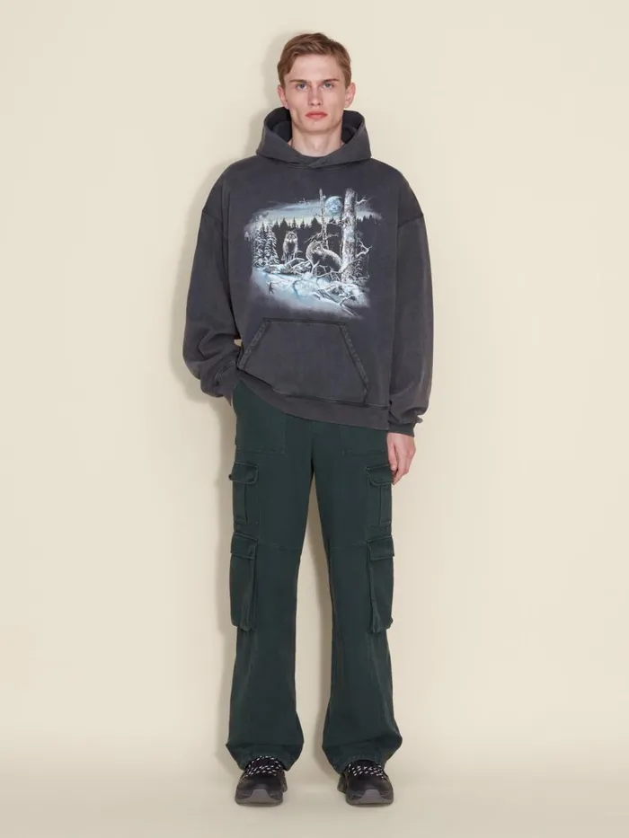 Tshirts and Sweats Men Holzweiler M Paradise National Hoodie Grey