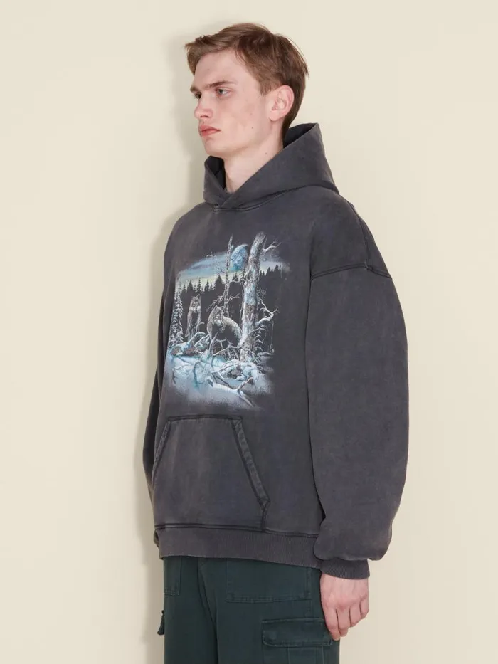 Tshirts and Sweats Men Holzweiler M Paradise National Hoodie Grey