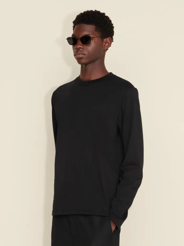Tshirts and Sweats Men Holzweiler M Regular Long Sleeve Black