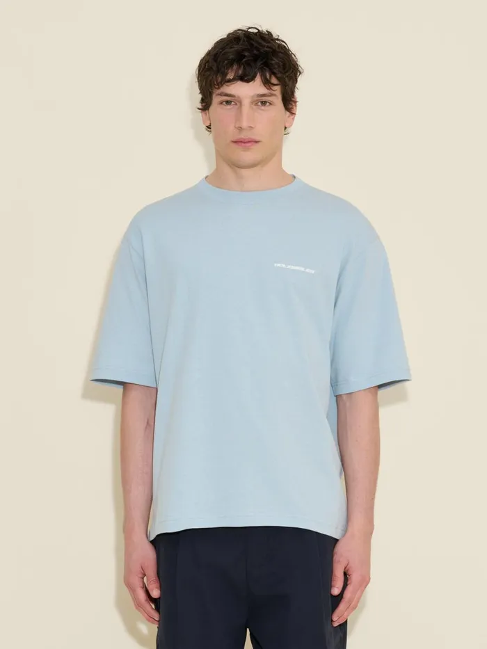 Tshirts and Sweats Men Holzweiler Ranger Flower Tee Lt Blue
