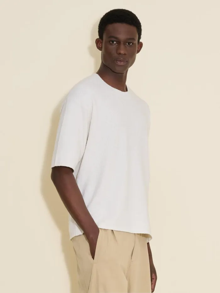 Tshirts and Sweats Men Holzweiler Ranger Knit Tee White