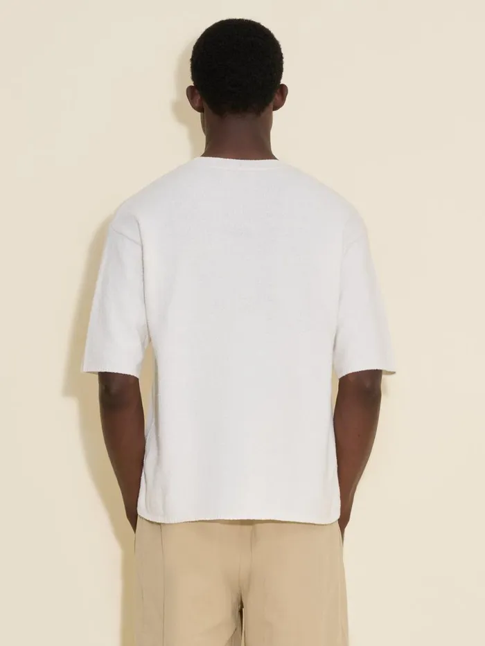 Tshirts and Sweats Men Holzweiler Ranger Knit Tee White